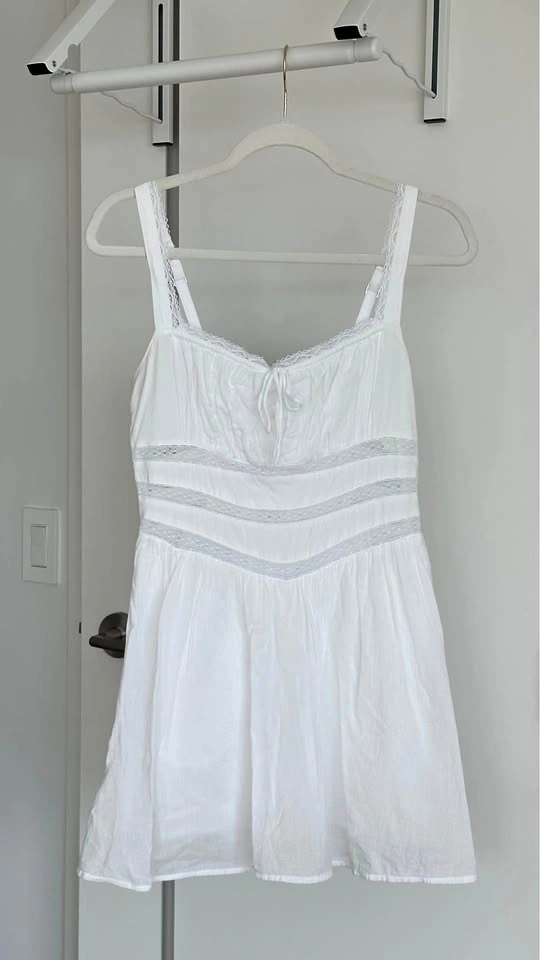 Abercrombie & Fitch Lace Corset Mini Skort Dress