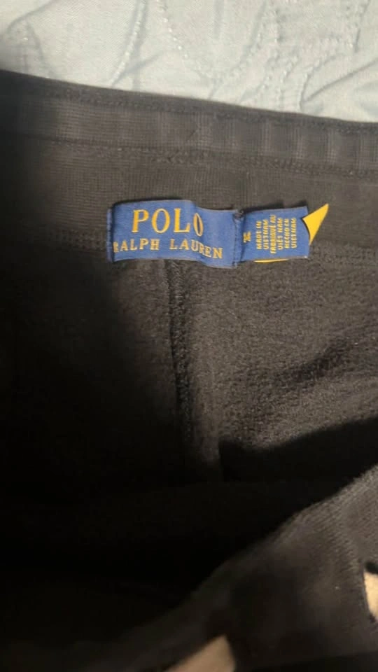 Polo pants black with red logo - photo 5