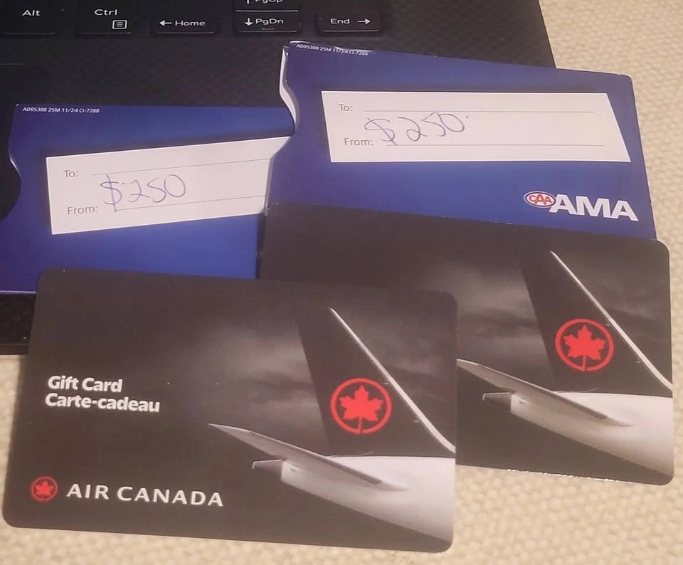 Air Canada Gift Cards – $500 Value - photo 2