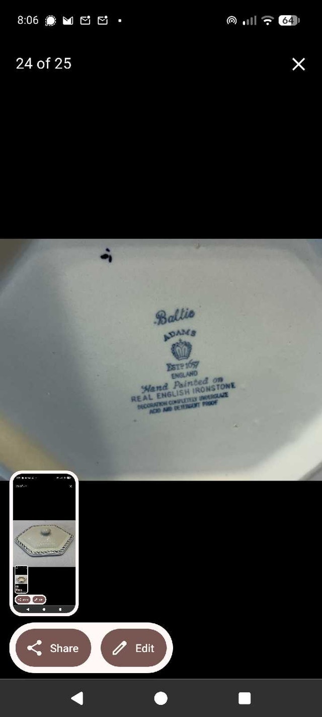 Adams Baltic English Ironstone Dinnerware - photo 4