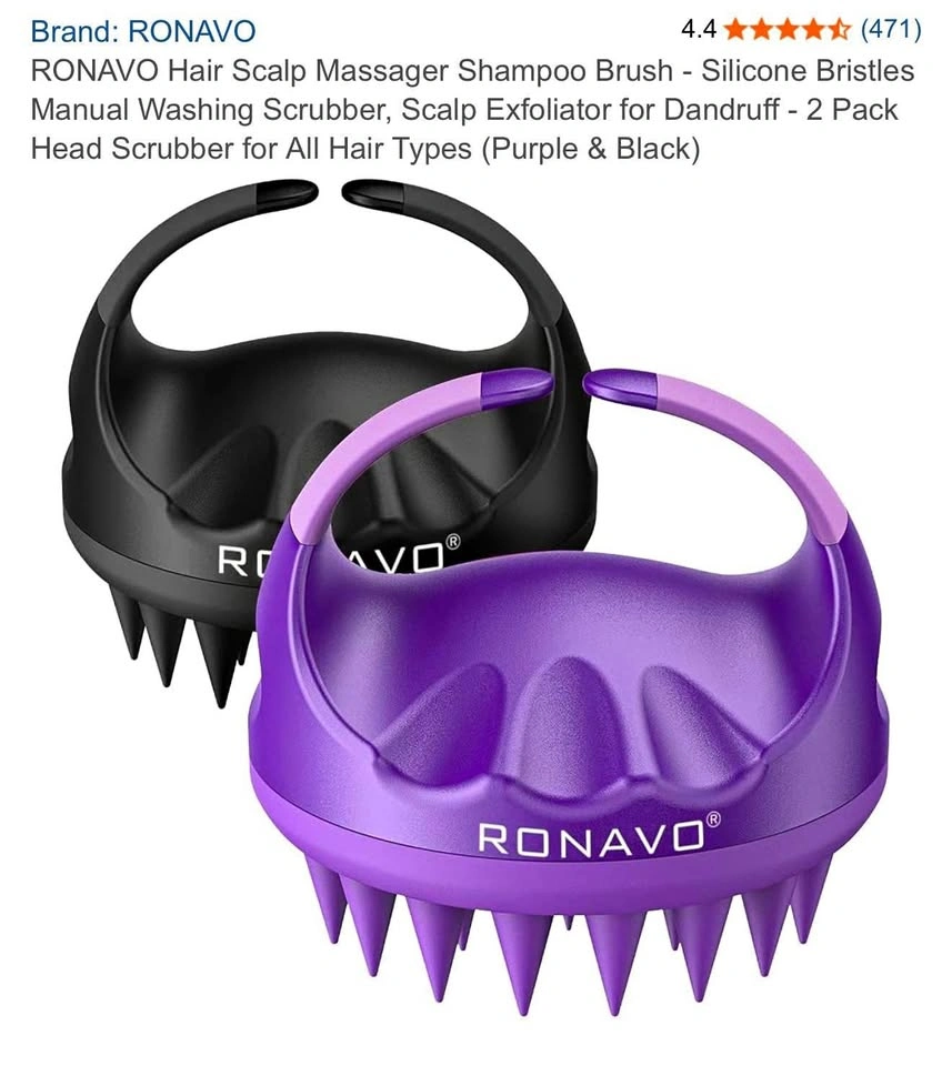 Scalp Massager Shampoo Brush 2pcs