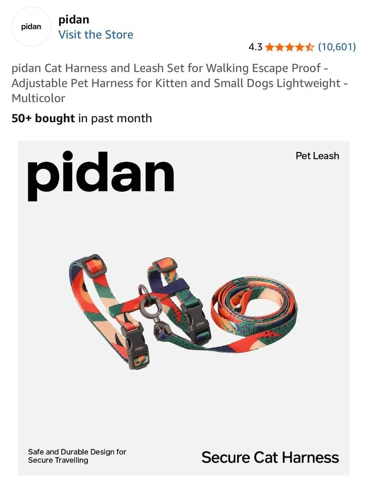 Cat Harness and Leash Set - photo 2