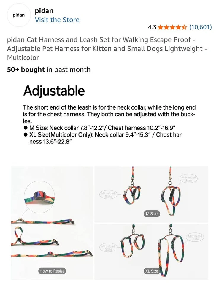 Cat Harness and Leash Set - photo 4