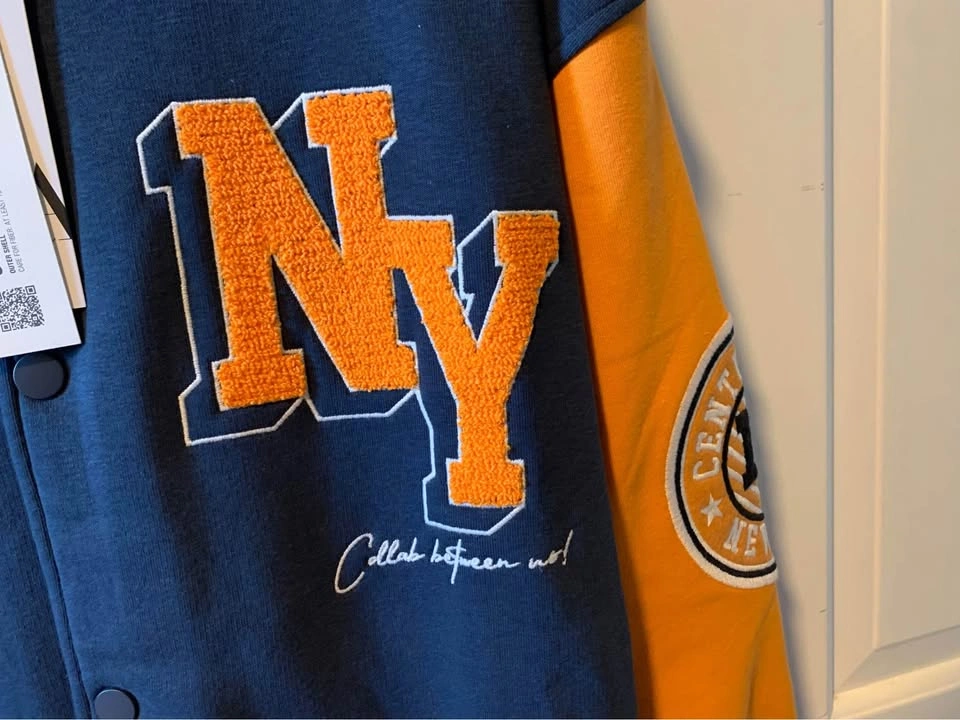 Brand new ZARA varsity letterman jacket size L - photo 2
