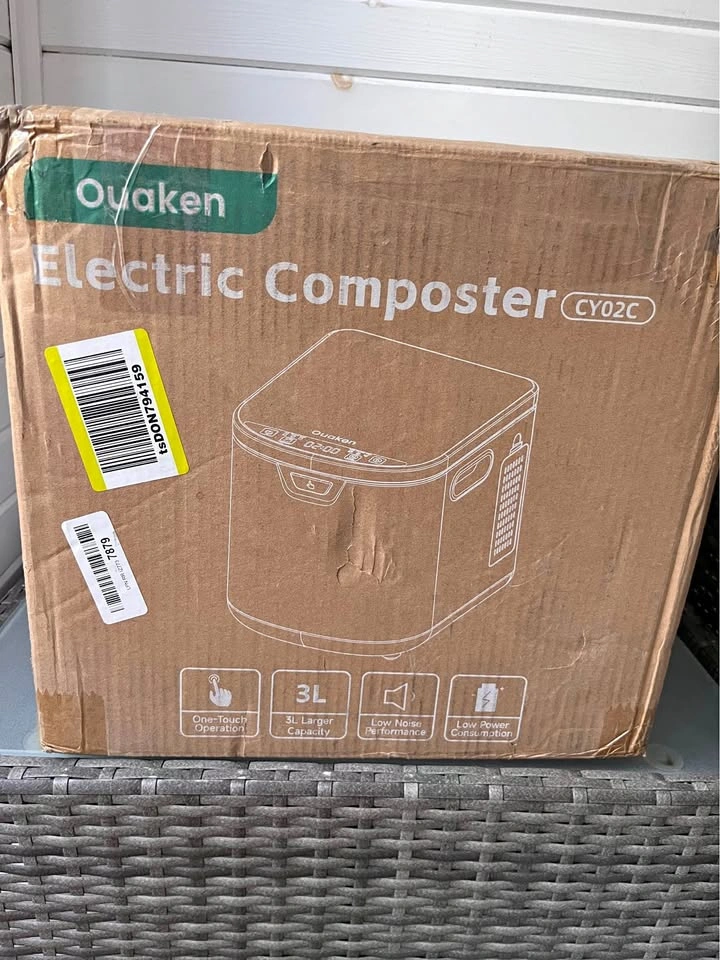 Quiet, Odourless 3L Electric Composter (BNIB)
