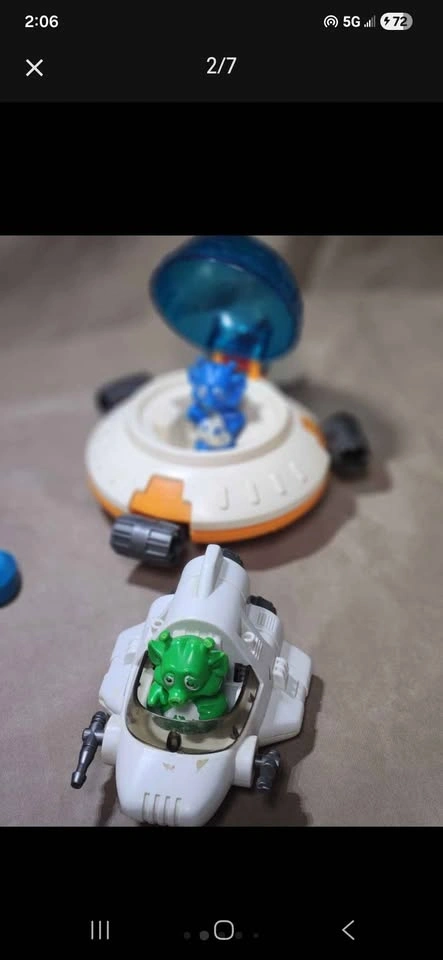 1980s Playmates Space Station Toy Set w/ Aliens - photo 2