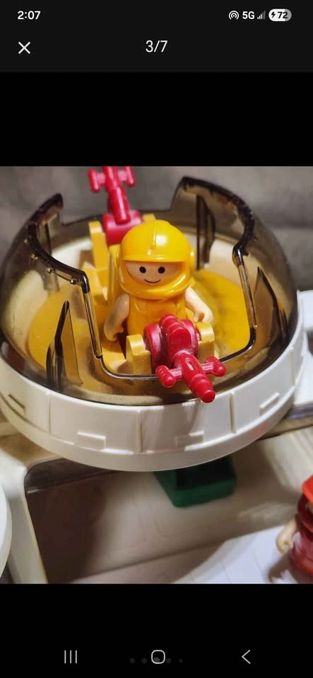 1980s Playmates Space Station Toy Set w/ Aliens - photo 3