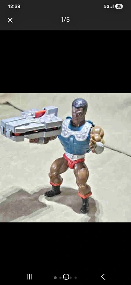 1987 He-Man MOTU CLAMP CHAMP Figure - 100% Complete