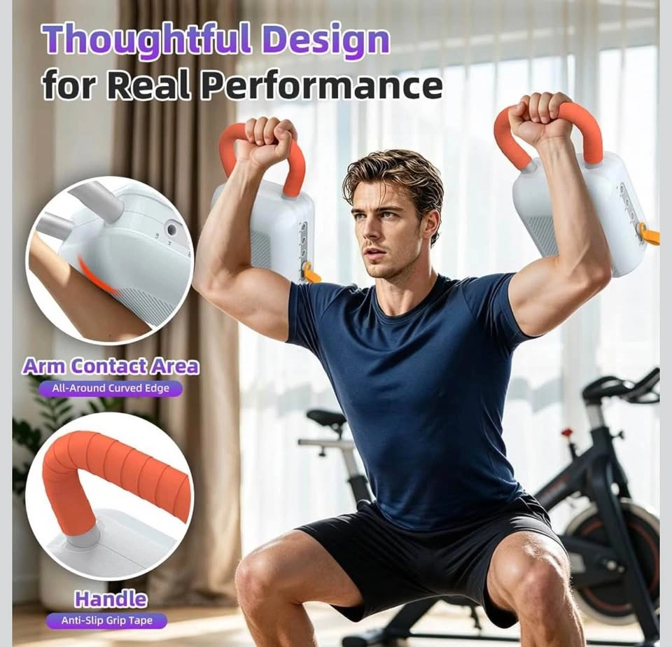 6-in-1 Adjustable Kettlebell 8.5-40LB Variable Weight - photo 3