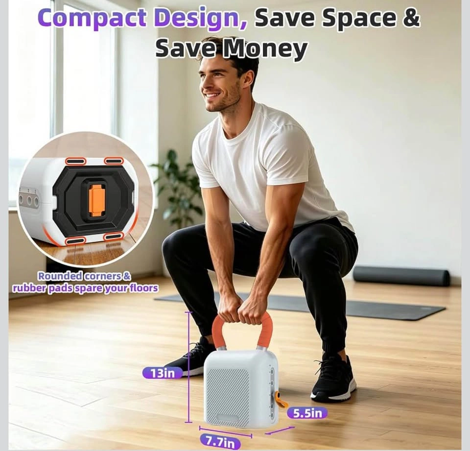 6-in-1 Adjustable Kettlebell 8.5-40LB Variable Weight - photo 5