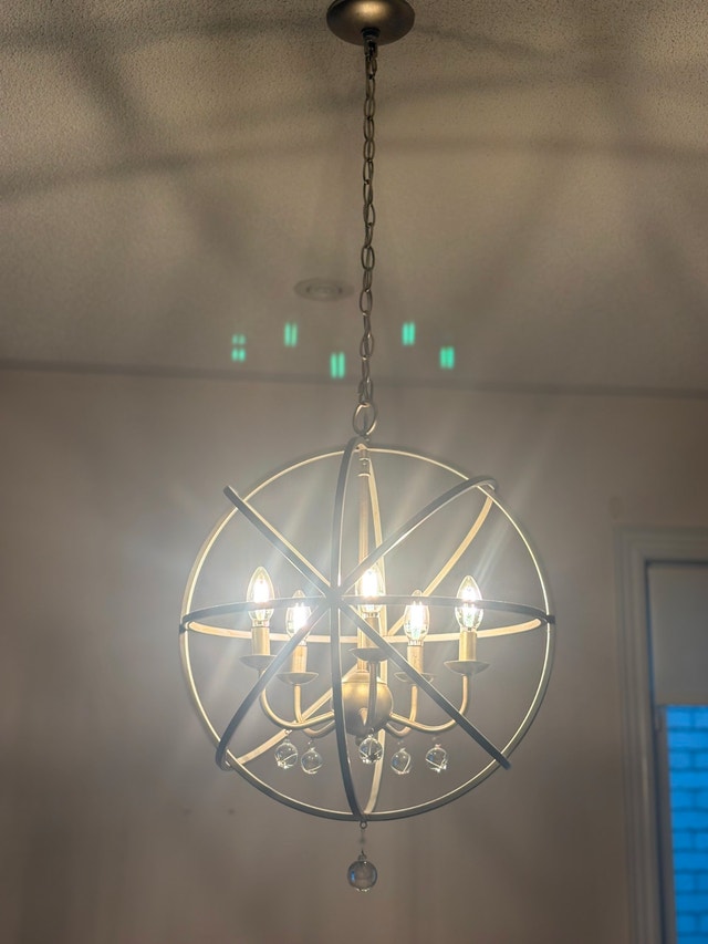 Berdina 5-Light Steel Dimmable Globe Chandelier - photo 2