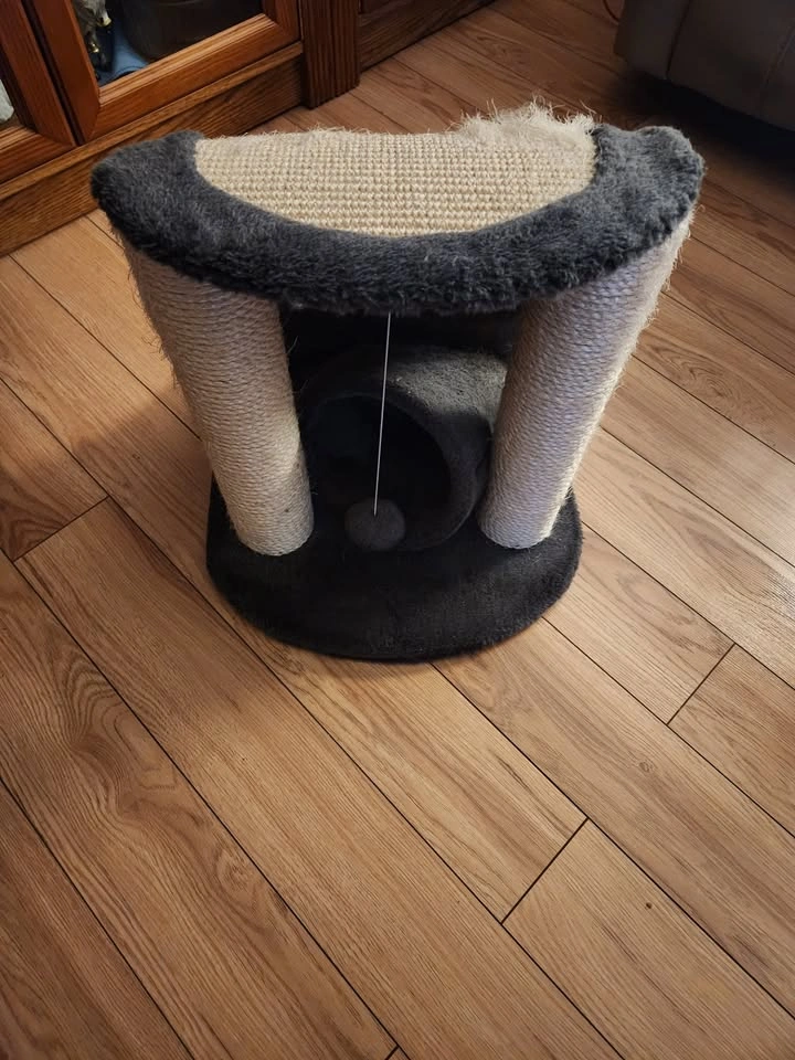 Cat Scratcher with two pole scratchers at back - photo 2