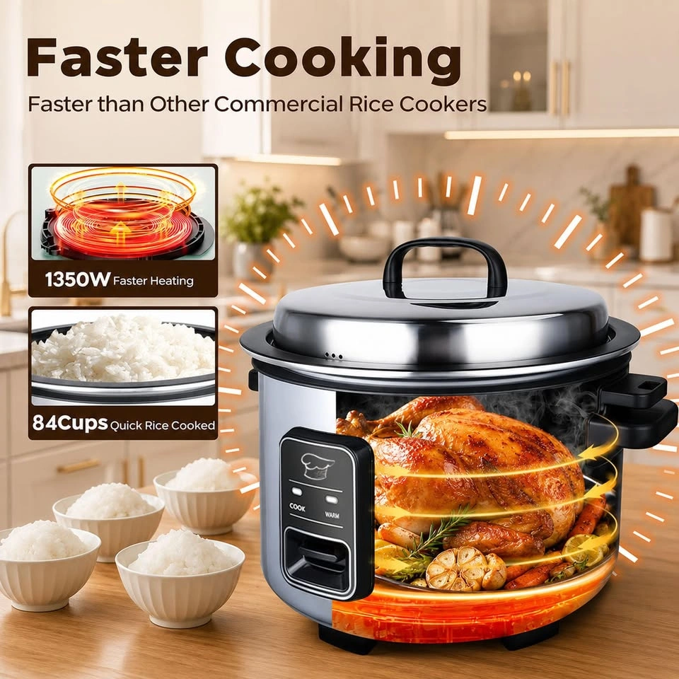 BRAND NEW 15L Commercial Rice Cooker 84 Cups - photo 4