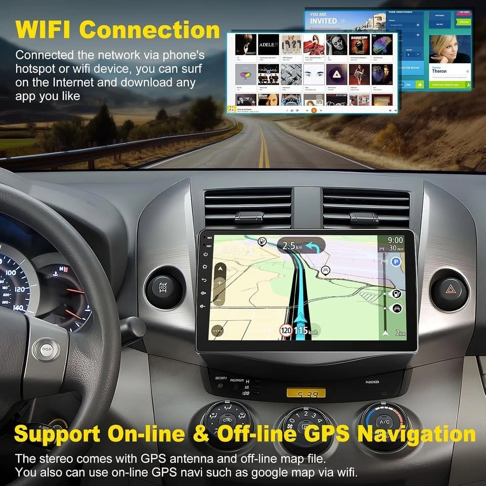 NEW IN BOX Car Radio Stereo for Toyota RAV4 with Carplay - photo 2