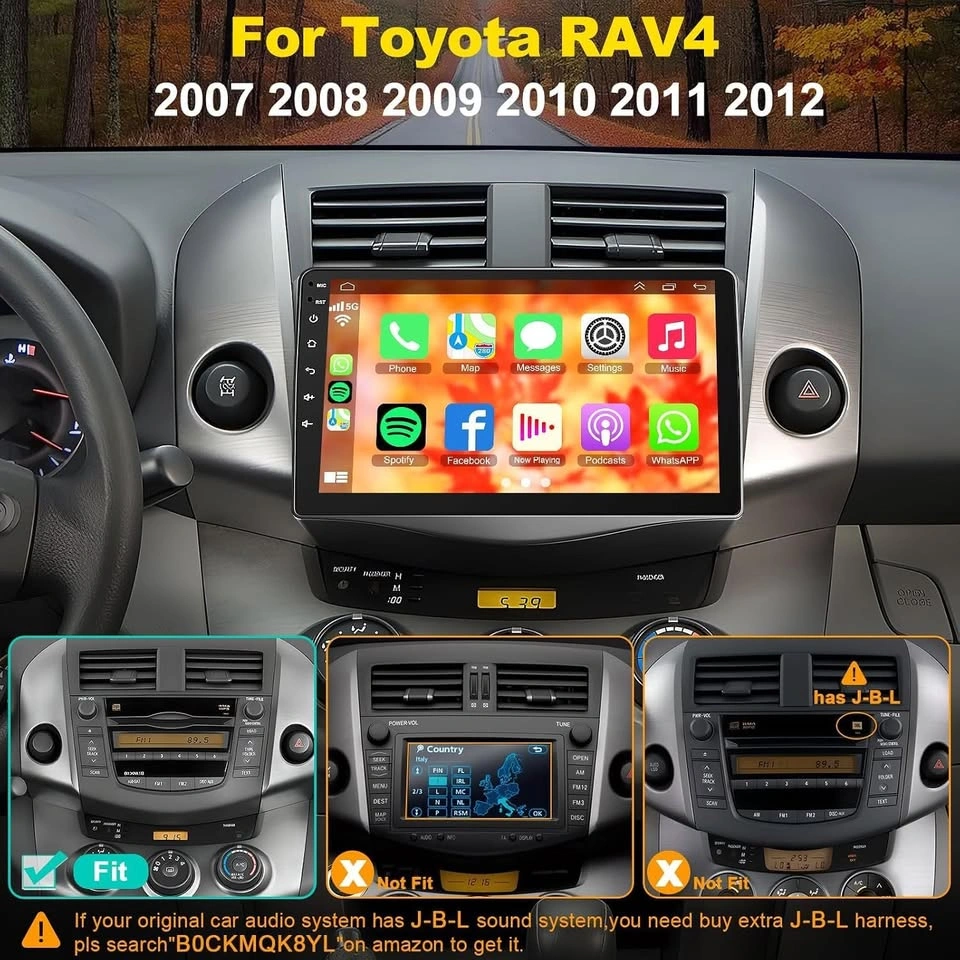NEW IN BOX Car Radio Stereo for Toyota RAV4 with Carplay - photo 5