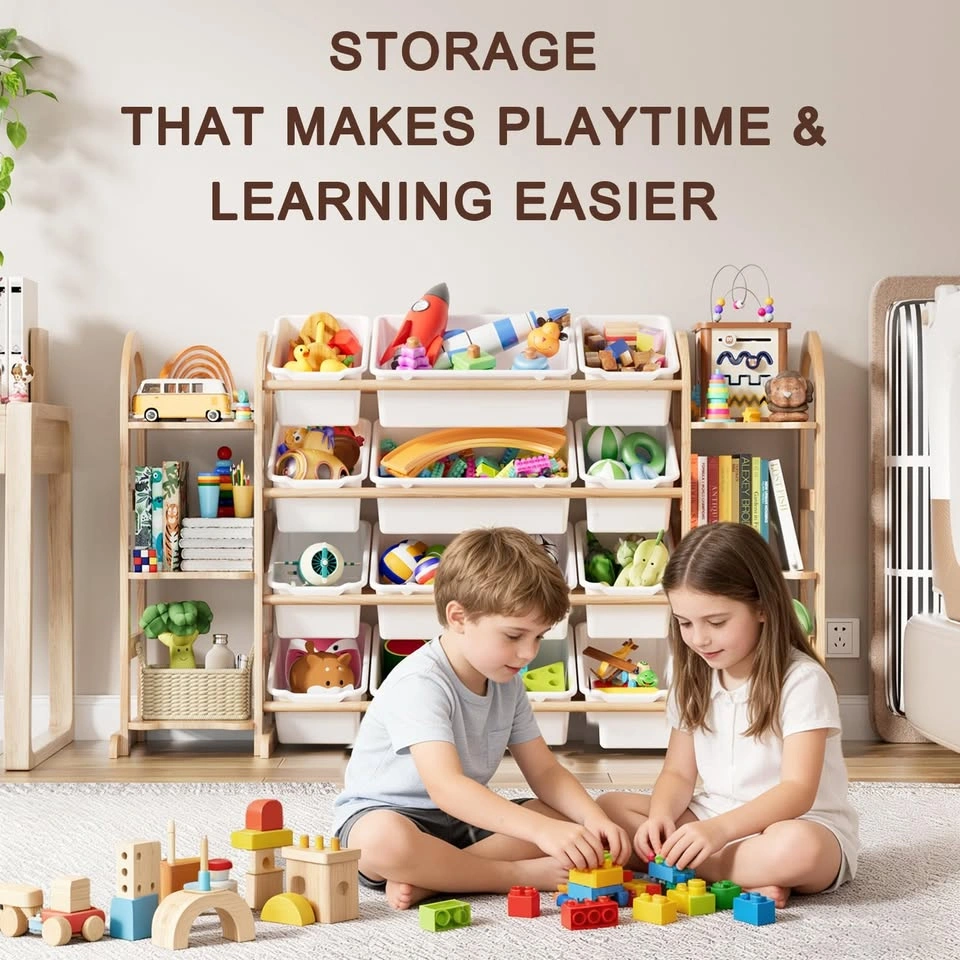 NEW IN BOX Toy Storage Organizer with Bookshelf - photo 3