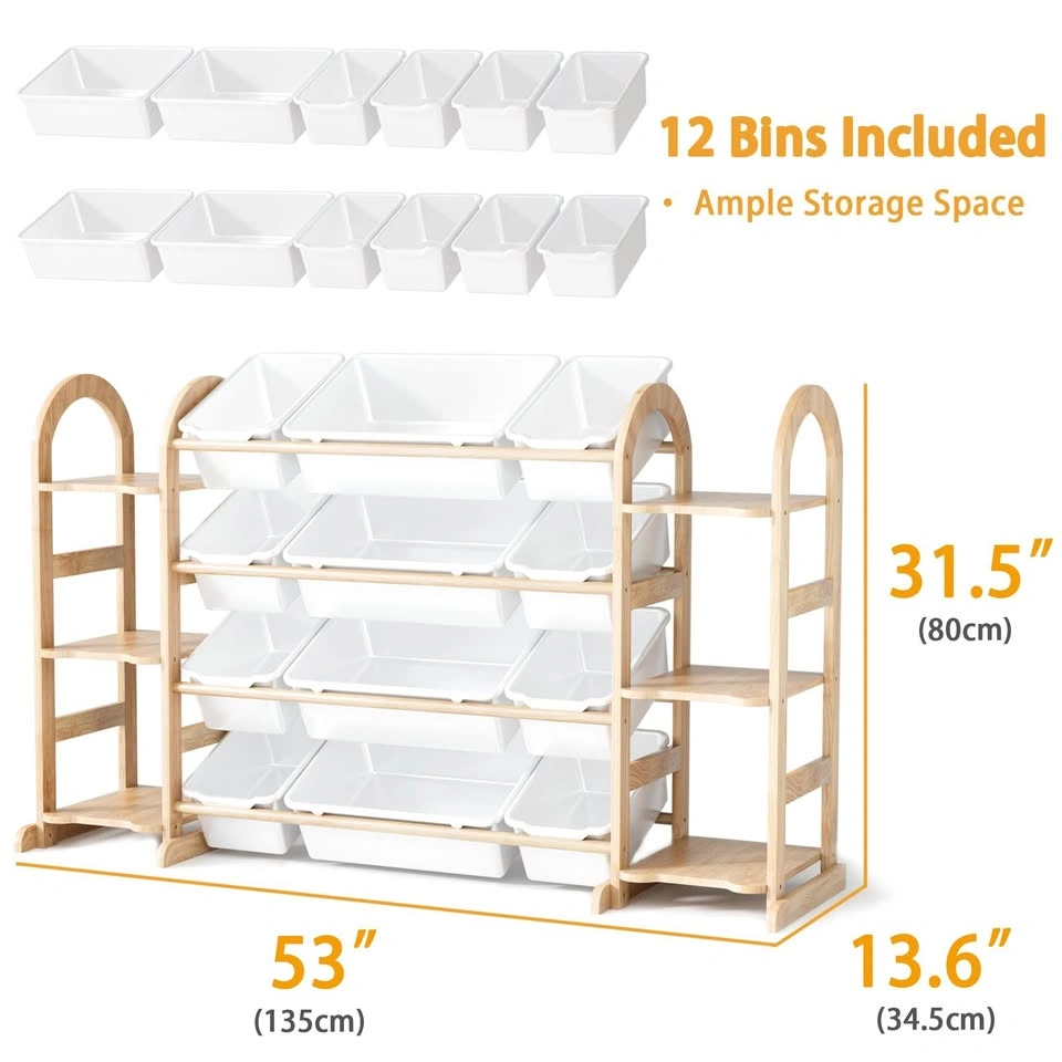NEW IN BOX Toy Storage Organizer with Bookshelf - photo 4