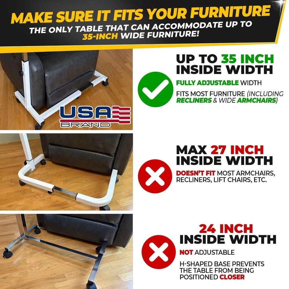 NEW IN BOX Lift Chair Table with Plastic Tabletop - photo 4