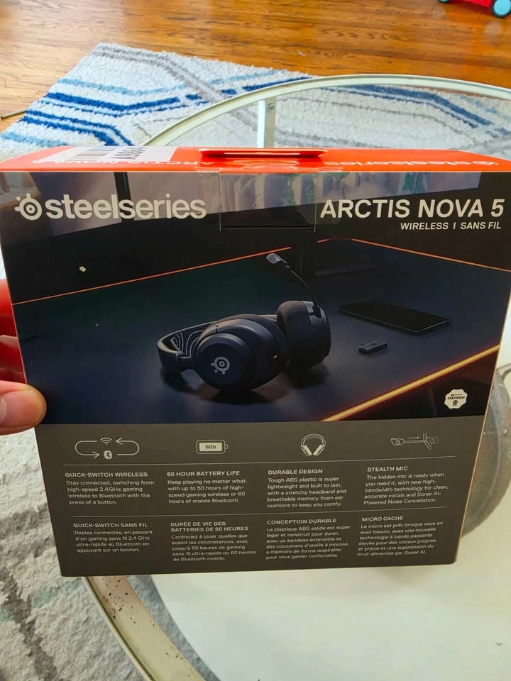 SteelSeries Arctis Nova 5 Wireless Multi-System Gaming Headset - photo 2
