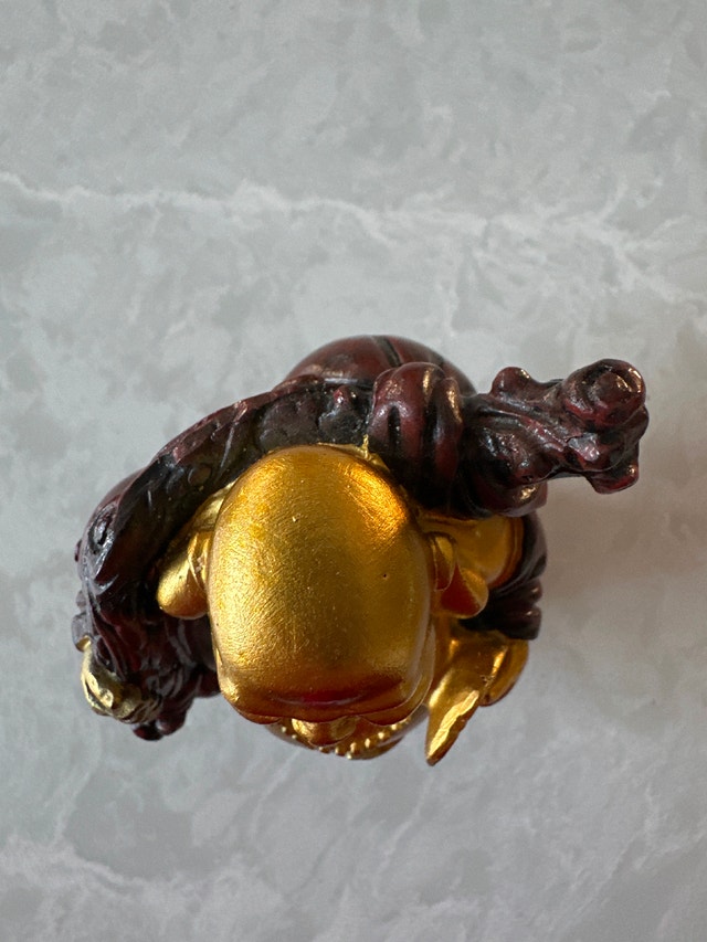 Laughing Buddha statue, also known as Budai or Hotei. - photo 5