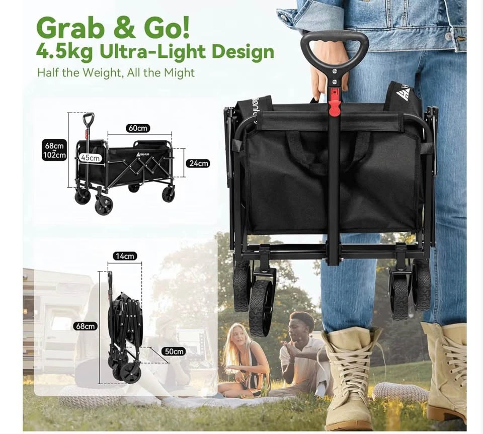 Collapsible Folding Wagon Great For Groceries - photo 4