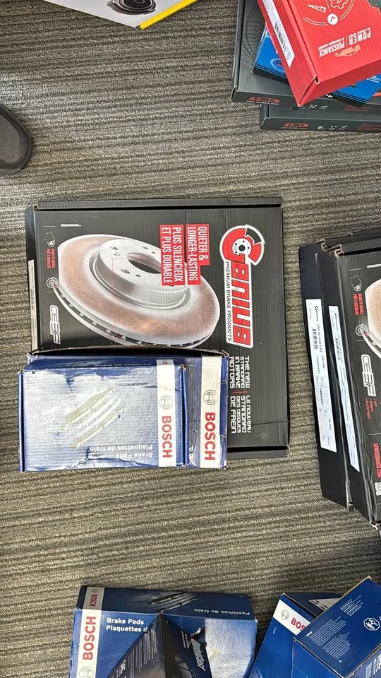 Bosch Brake Pads and Genius Brake Rotors