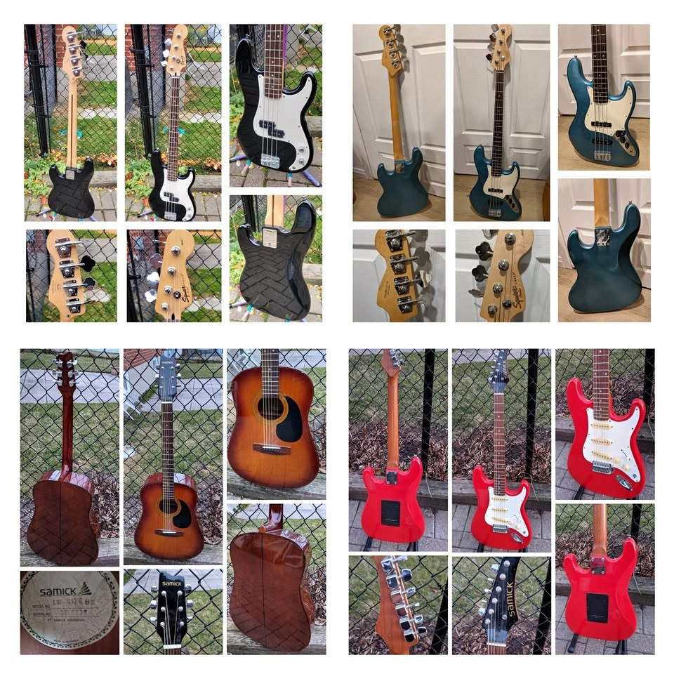 $150 - 250 Guitars and Basses