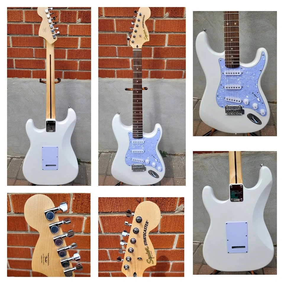 Squier Stratocaster Electric Guitar - Arctic White