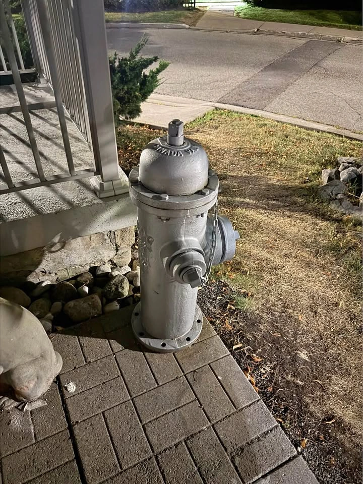 Vintage Silver Fire Hydrant