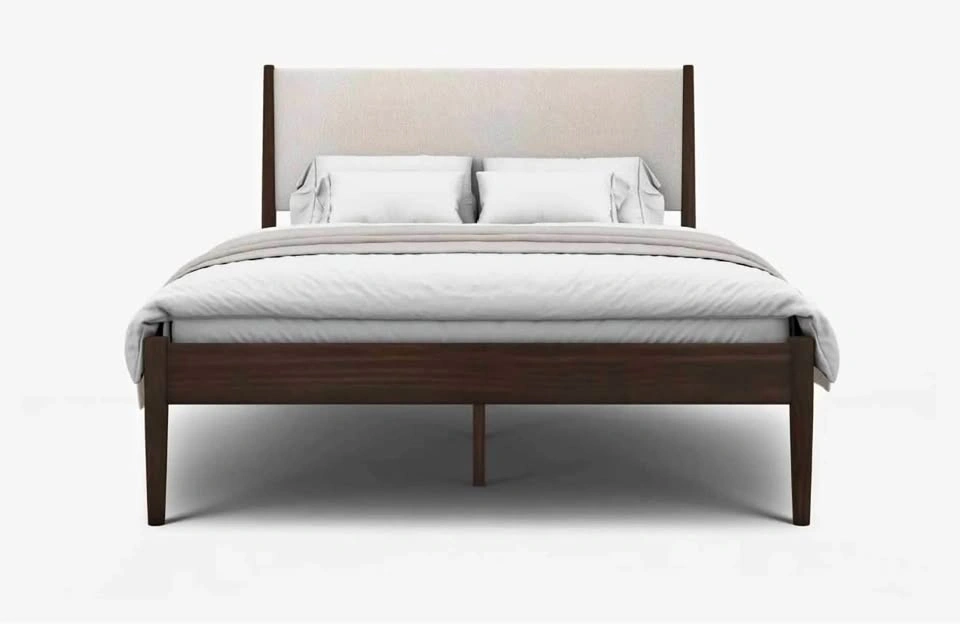 Leesa Solace Platform Bed, Walnut, King, Like New