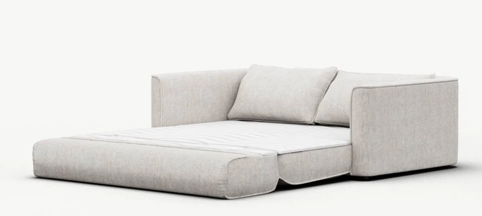 Koala Sofa Bed 64" Full [4th Gen], Silver Sand, Like New - photo 3