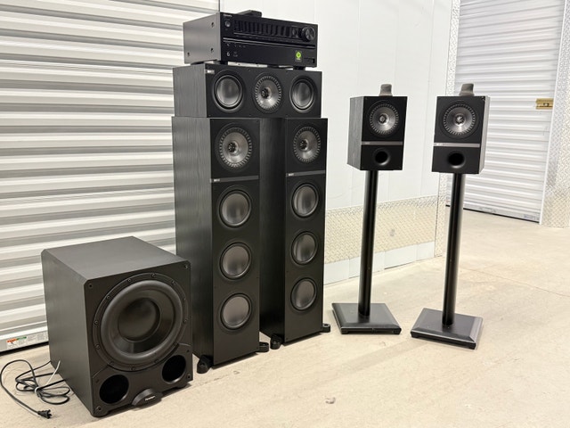 Premium Like New KEF 5.1 Home Theatre System + Onkyo Receiver