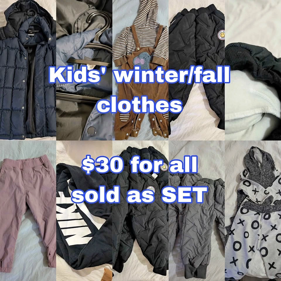Kids' winter/fall clothes set