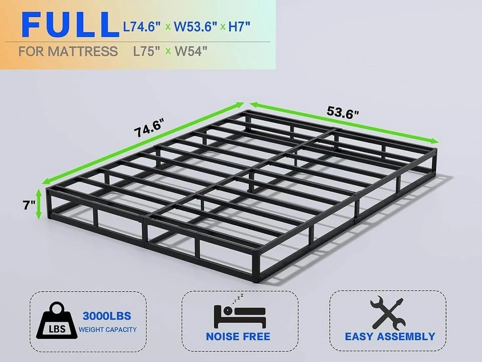 BRAND NEW FULL SIZE BOX SPRING BED FRAME - photo 2
