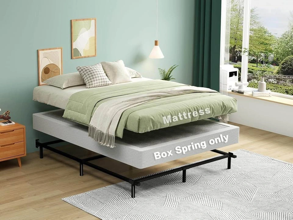 BRAND NEW FULL SIZE BOX SPRING BED FRAME - photo 4
