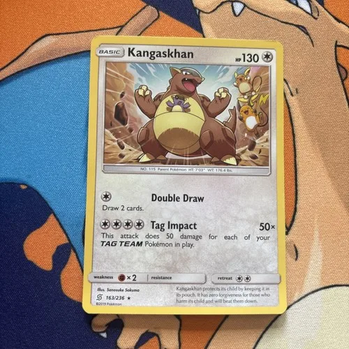 2019 Kangaskhan 163/236 Sm-Unified Minds Holo LP