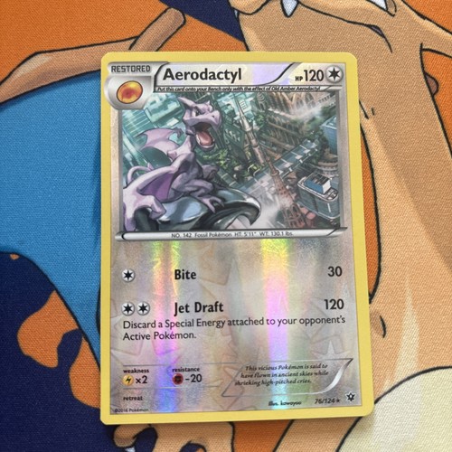 2016 Aerodactyl 76/124 Fates Collide Reverse Holo LP
