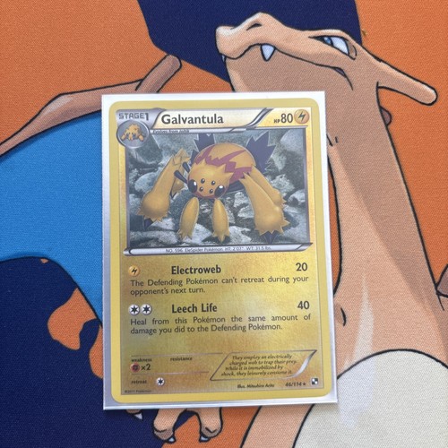 2011 Galvantula 46/114 Black & White Reverse Holo LP - photo 3