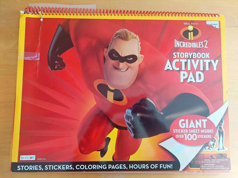 Incredibles 2 Giant Activity Book