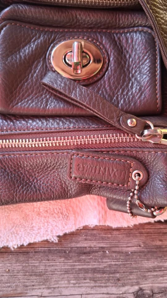 DANIER Brown Leather Crossbody Bag - photo 3