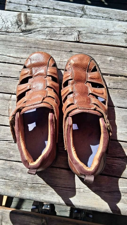 Dr. Comfort Leather Fisherman Sandals