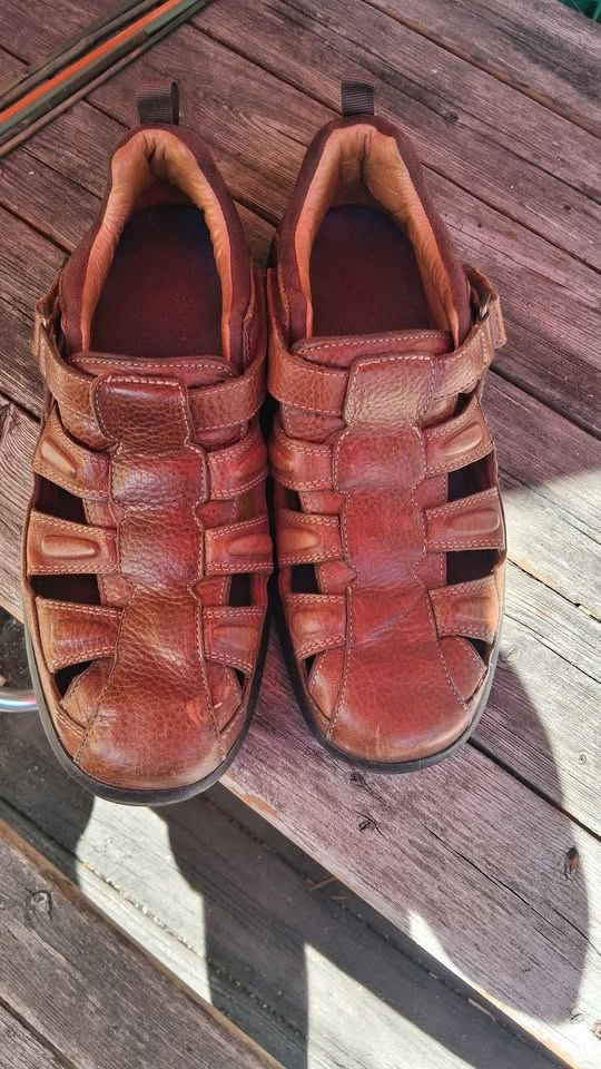 Dr. Comfort Leather Fisherman Sandals - photo 2