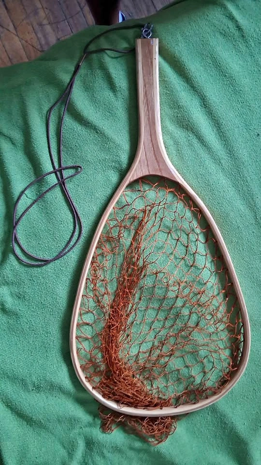 Wooden Fly Fishing Landing Net