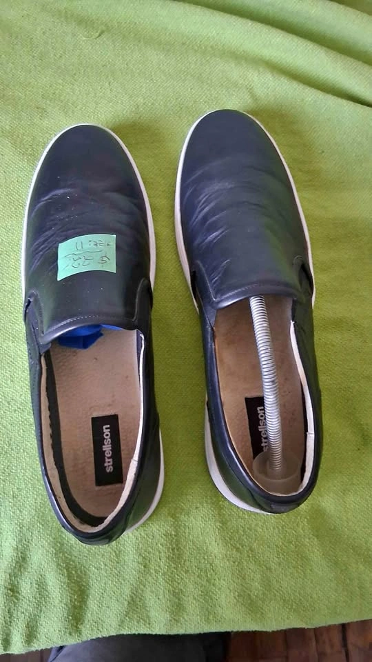 Strellson Leather Slip-On Sneakers Size 11