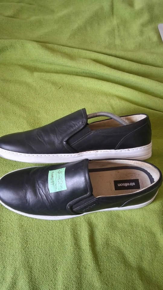 Strellson Leather Slip-On Sneakers Size 11 - photo 3