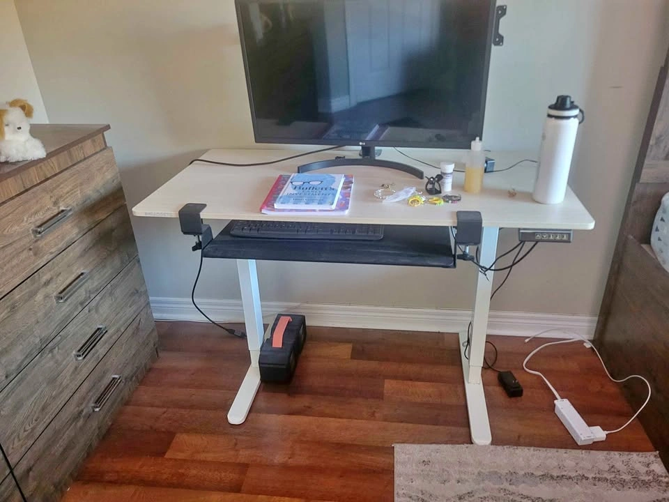 IMGADGETS Electric Standing Desk with Keyboard Tray