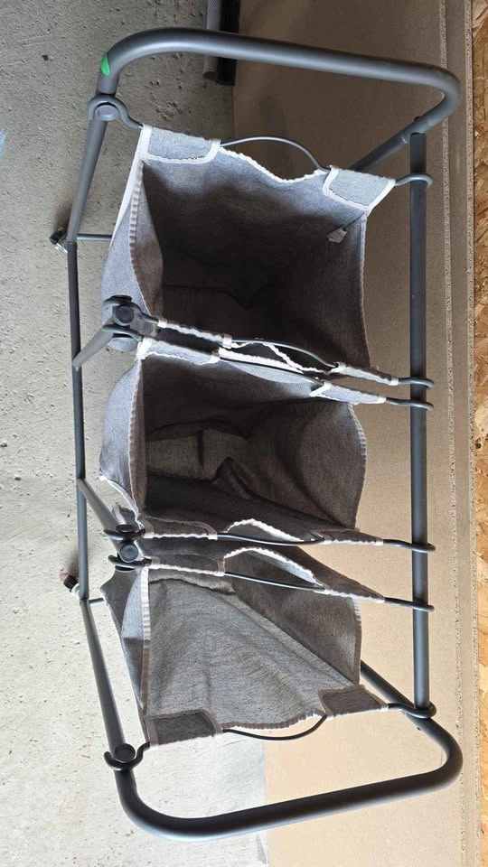 3-Bag Rolling Laundry Sorter - photo 2