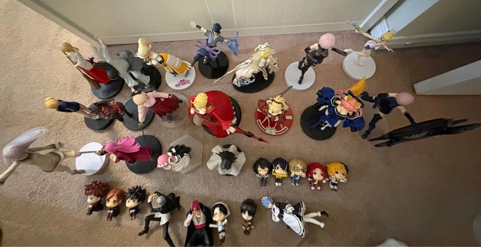 Lot of Anime Figures (Fate, Re:Zero, Naruto, Attack on Titan) - photo 2