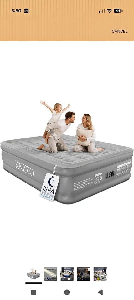 Queen King and twin size air mattress (BNIB)