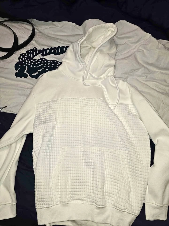 White hoodie 2xl